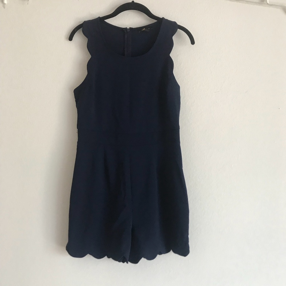 Blue Short Romper